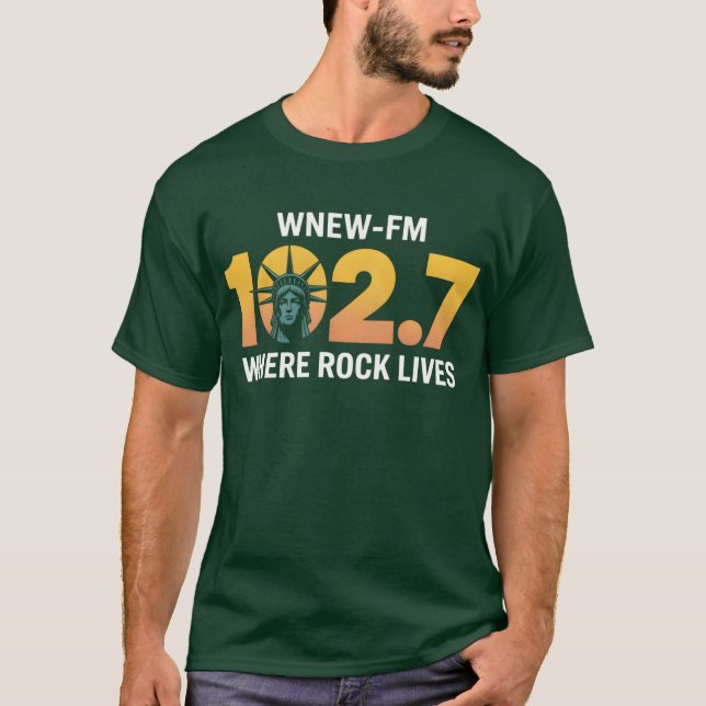 CAMISETA WNEW-FM 102.7 (Frente)