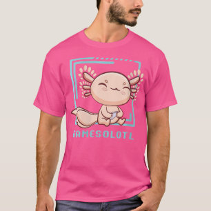 Camiseta Wo Axolotl Fish Playing Videos games Lizard Gameso