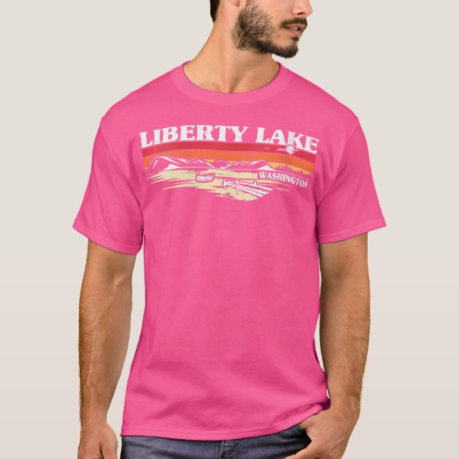 Camiseta Wo Barco de pesca Camping Lake Vacty L (Frente)