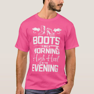 Camiseta Wo Boots In The Manning High Heel Fly Fisheries