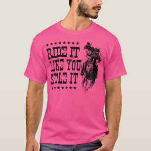 Camiseta Wo Cowgirl Como Você Roubou Um Rodeio Bonito