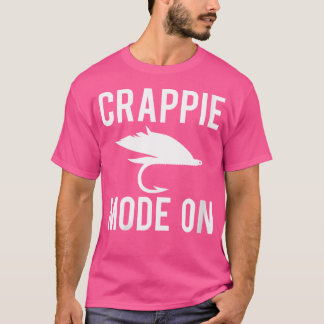 Camiseta Wo Crappie Mode No Pescador