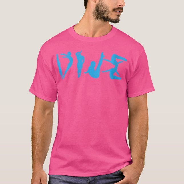 Camiseta Wo Dive Silhouette - Mergulho de Borda (Frente)