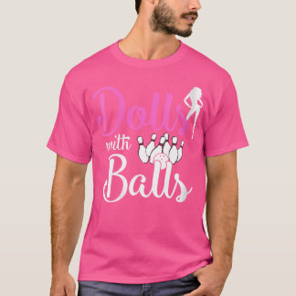 Camiseta Wo Dols Com Boliches De Bolas Meninas Trip Team Bo