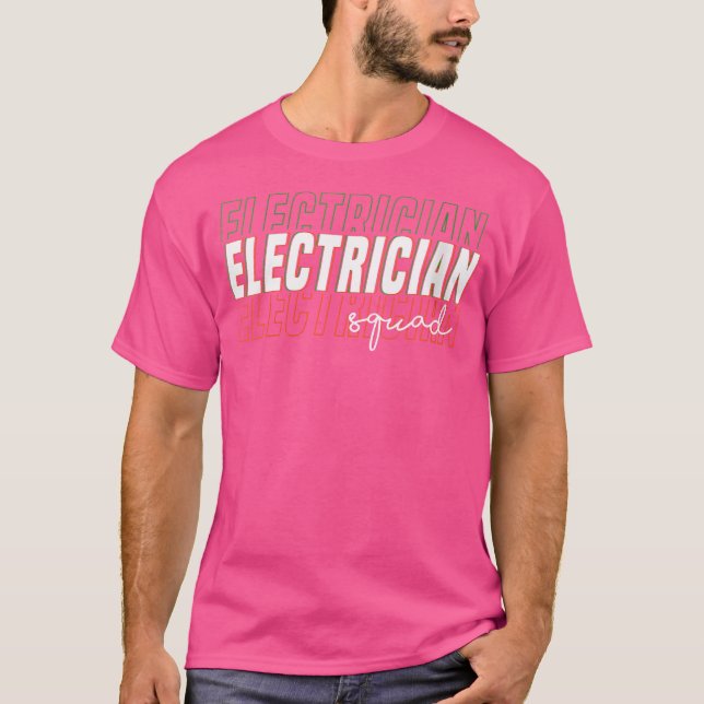 Camiseta Wo Eletro-Operador de Esquadrão Eletrônico (Frente)