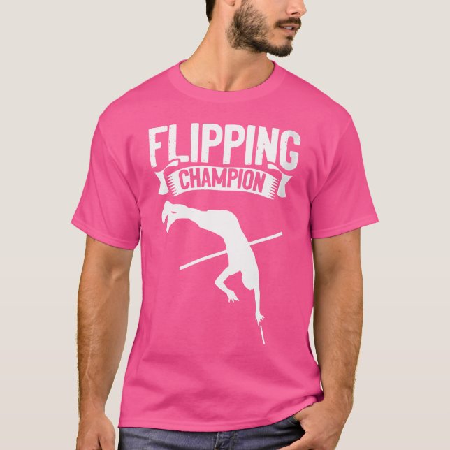 Camiseta Wo Fliting Champion Pole Jumper Vault Pole Vaulti (Frente)