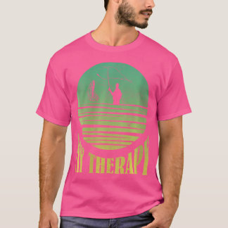 Camiseta Wo Fly Pescaria Minha Terapia Peixe Caçando Peixes