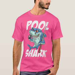 Camiseta Wo Funny Billiards Piscina Shark Snooker Hall Piad