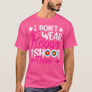 Camiseta Wo Girl Archery Arrows Eu Não Visto Arcos Que Atir