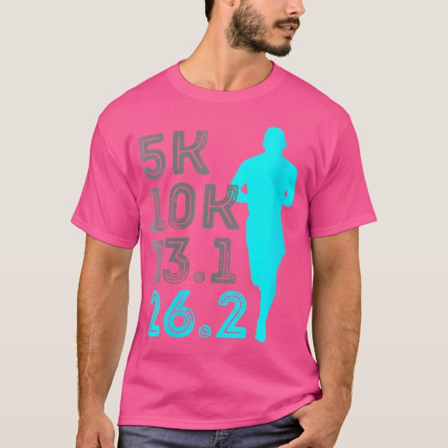 Camiseta Wo Marathon Running Finisher 5K 10K 13 1 26 2 Chic (Frente)
