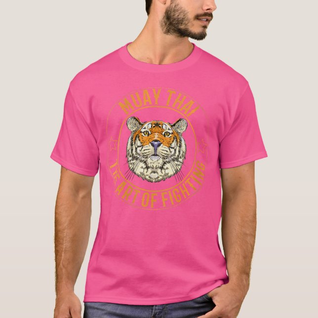 Camiseta Wo Muay Thai Logo Tigre (Frente)