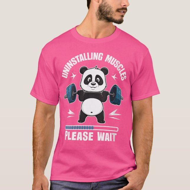 Camiseta Wo Muscle Building Malhação Panda Wefting Ba (Frente)