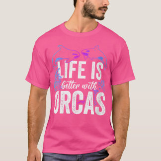 Camiseta Wo Orcas Lover Fishes Baleias Killer Sea Ocean Too