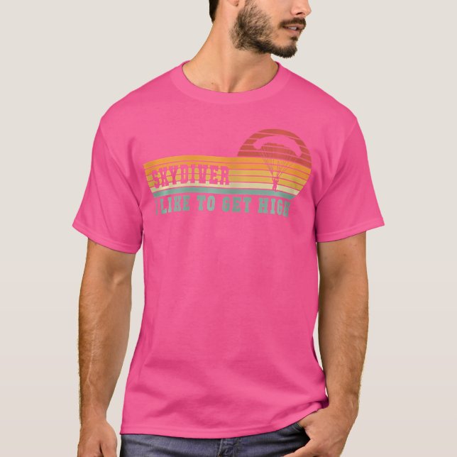 Camiseta Wo Parachuting Skydiver Skydiving (Frente)