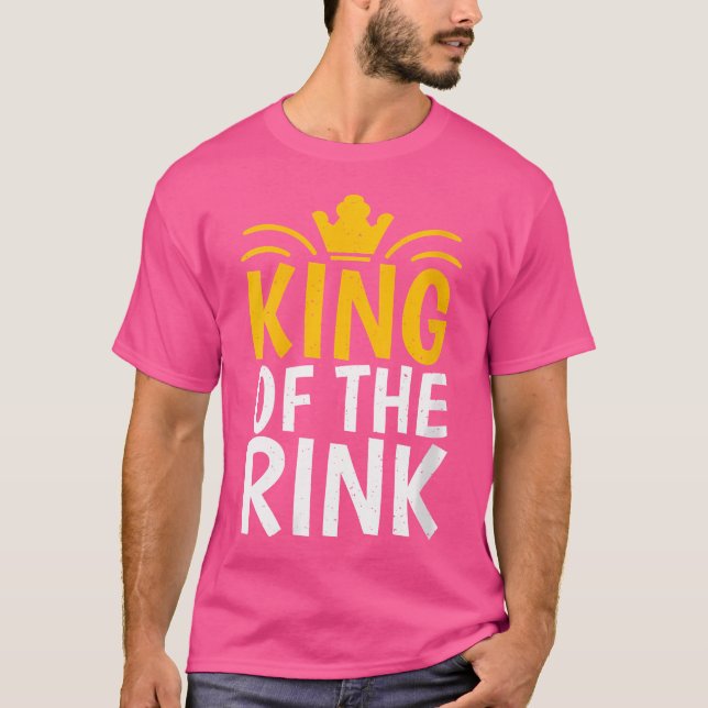 Camiseta Wo Rei Da Pista De Patinação Sobre Rodas (Frente)
