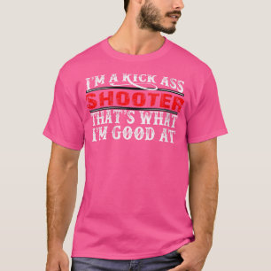 Camiseta Wo Shooter Engraçado Caça-espingardas Atirando Arm