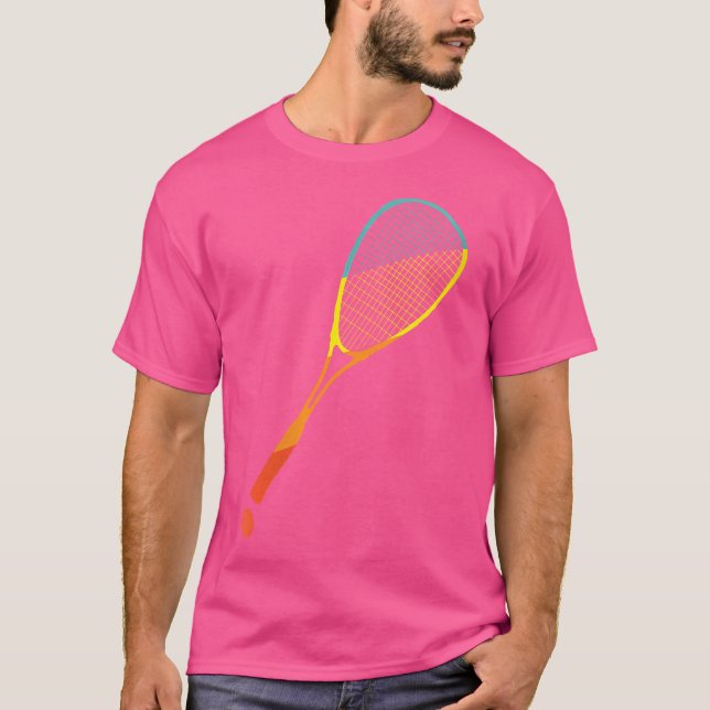 Camiseta Wo Squash Racket Ball (Frente)
