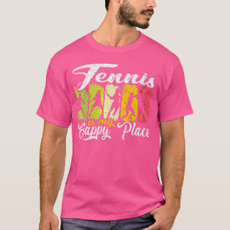 Camiseta Wo Tênis é meu lugar feliz