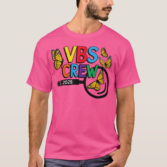 Camiseta Wo Vbs 2025 Magnified Vacation Bible School Butter (Frente)