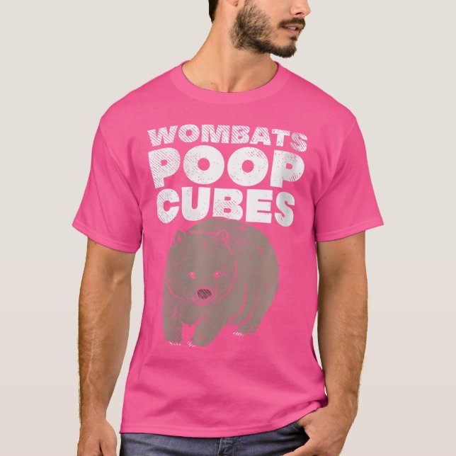 Camiseta Wo Wombats Poop Cubes (Frente)