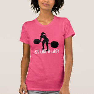 Camiseta WOD - Levante como uma senhora