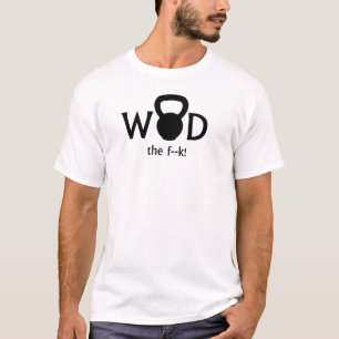 Camiseta WOD o F---! Projeto de Rx do t-shirt de WTF