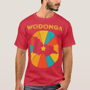 Camiseta Wodonga Victoria Vintage afligiu Souvenir 1