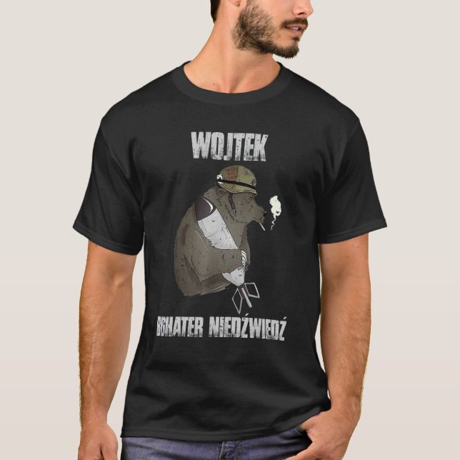 Camiseta Wojtek Niedzwiedz Polski Bohater O Urso Wojtek P (Frente)