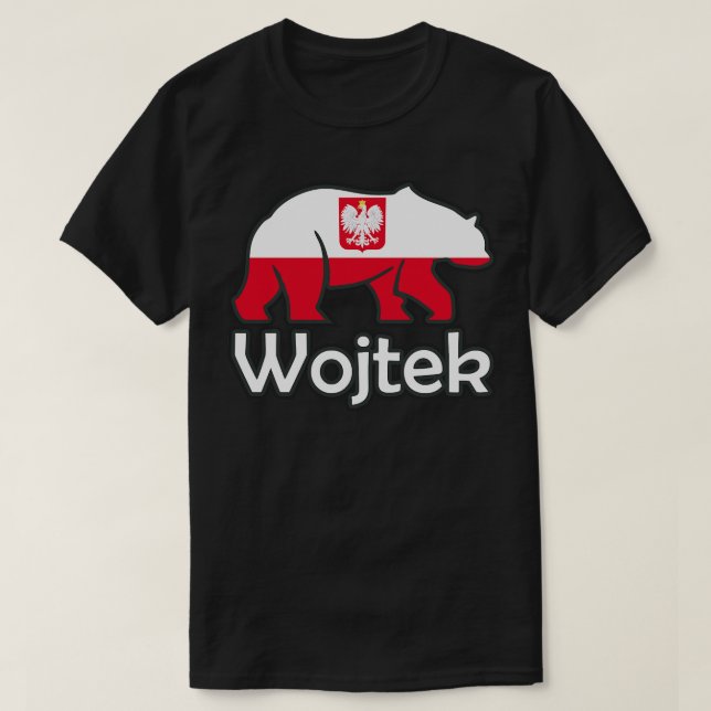 Camiseta Wojtek, o urso soldado (Frente do Design)