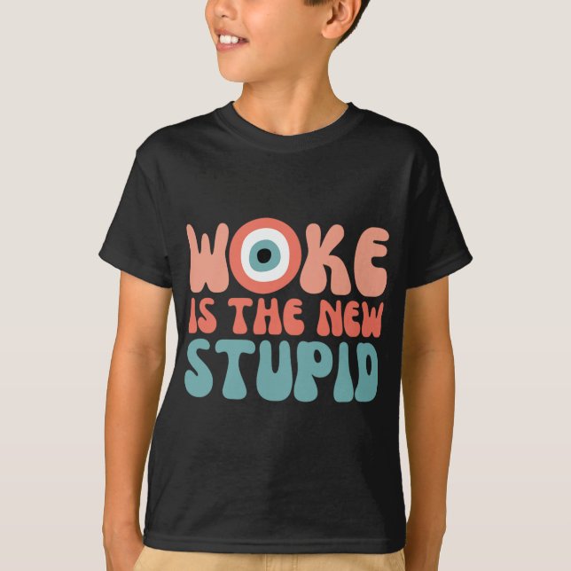 Camiseta Woke Is The New Stud Funny Anti Woke Conservative  (Frente)