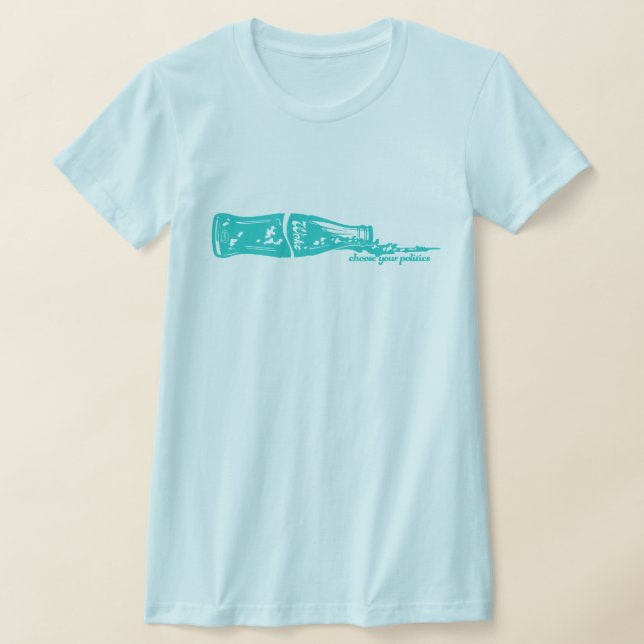 Camiseta Woke Soda Bottle Series: Azul de Casa (Postura )