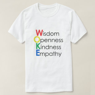Camiseta WOKE Wisdom Abertura Bondade Empatia