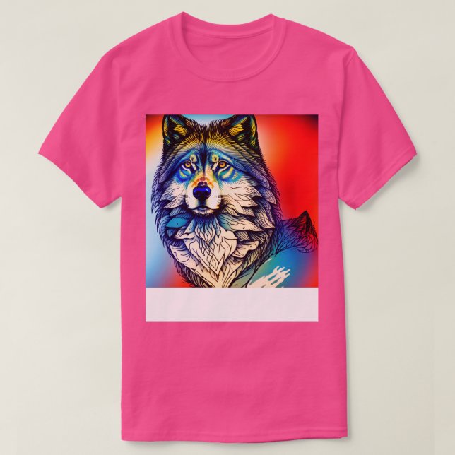 Camiseta Wolf 12 do Spirit Guide (Frente do Design)