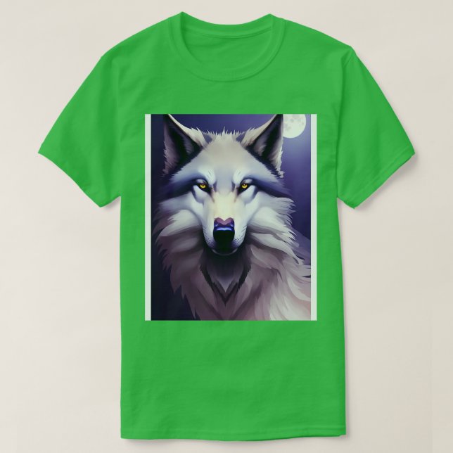 Camiseta Wolf 1 do Spirit Guide (Frente do Design)