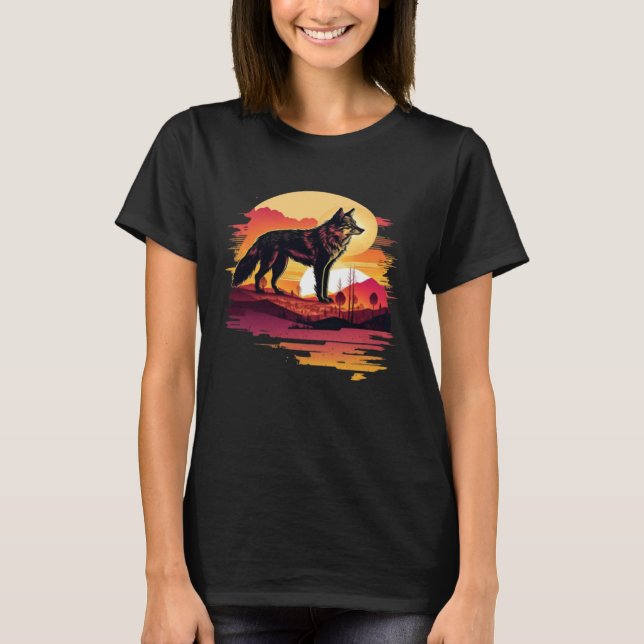 Camiseta Wolf And Wolves Men Women Kids  29 (Frente)