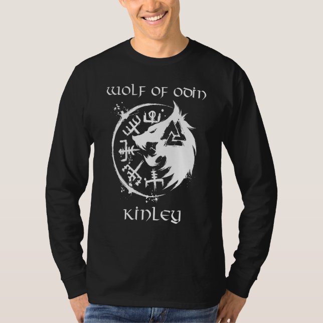 Camiseta Wolf De Odin Kinley Personalizado (Frente)