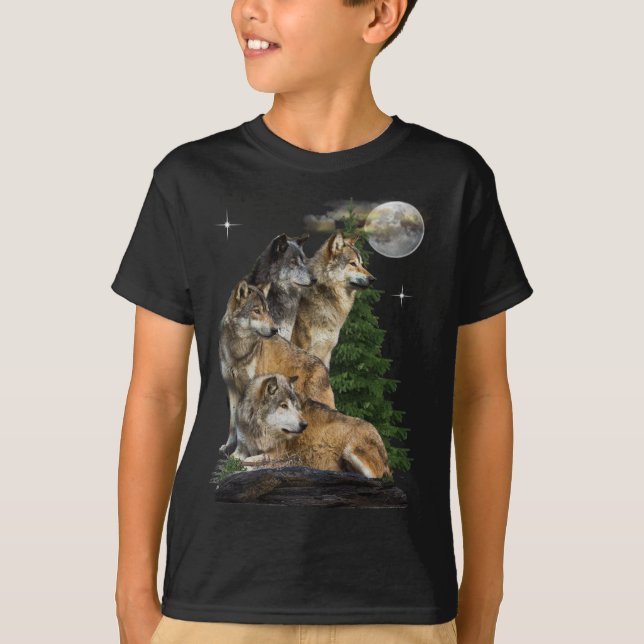 Camiseta Wolf e Moon (Frente)