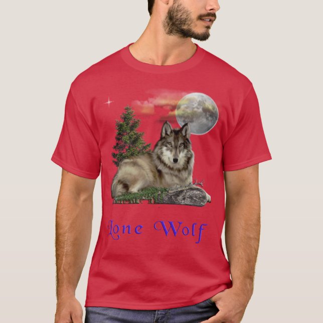 Camiseta Wolf e Moon (Frente)