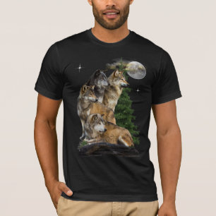 Camiseta Wolf e Moon