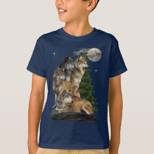 Camiseta Wolf e Moon