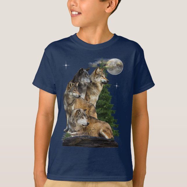 Camiseta Wolf e Moon (Frente)