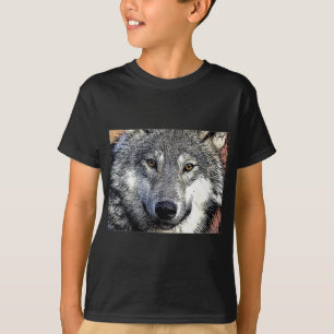 Camiseta Wolf Eyes Trabalho de arte