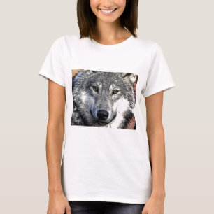 Camiseta Wolf Eyes Trabalho de arte