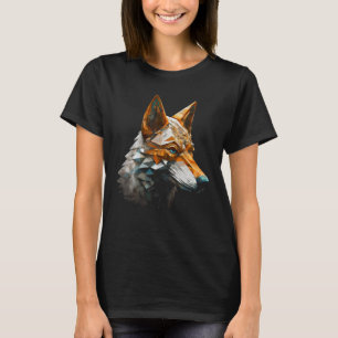 Camiseta Wolf Fantasy Polygon Animal Wolf