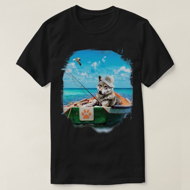 Camiseta Wolf Fisheries (Frente do Design)
