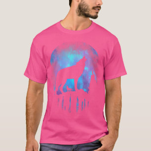 Camiseta Wolf Galaxy Moon