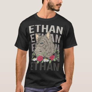 Camiseta Wolf Head - Ethan Name
