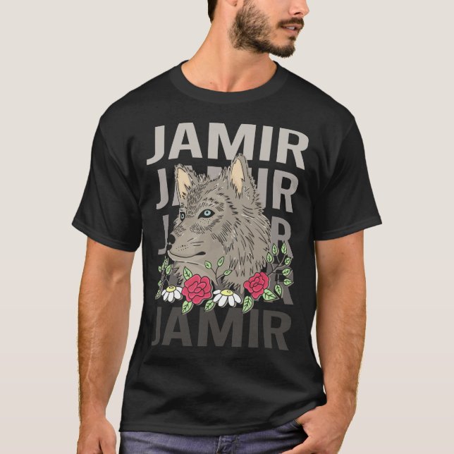 Camiseta Wolf Head - Jamir Name (Frente)