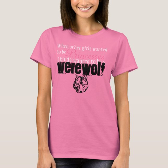Camiseta wolf_head, quando outras garotas queriam ser, Prín (Frente)