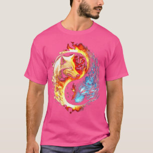 Camiseta Wolf Howling No Lobo Da Lua Yin Yang Animal Wol